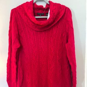 Jeanne Pierre Red Knit Sweater